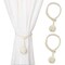 Beige Rope Curtain Tiebacks, Holdbacks for Drapes (20 Inches, 2 Pack)
